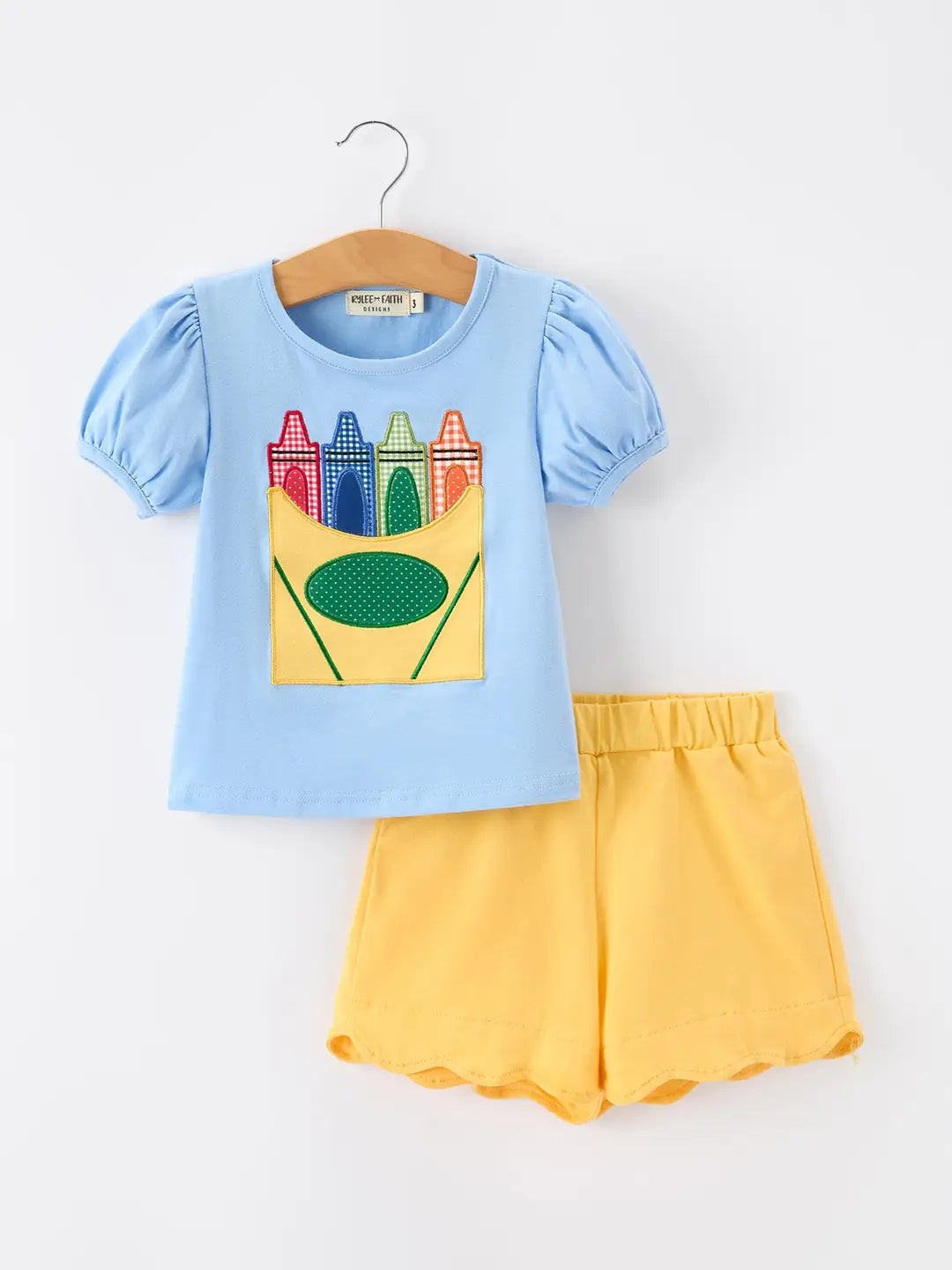 Crayon Box Scallop Set