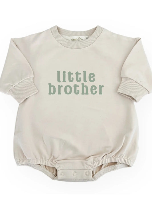 Little Brother Sweatshirt Romper