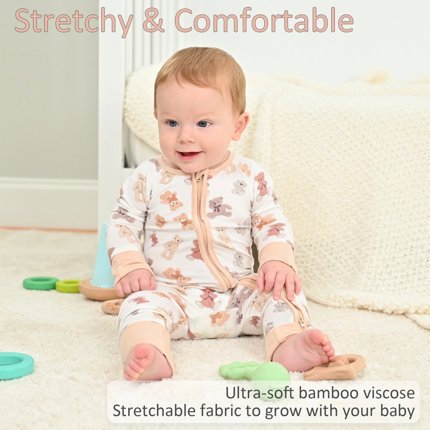 Bear Hugs Bamboo Sleeper