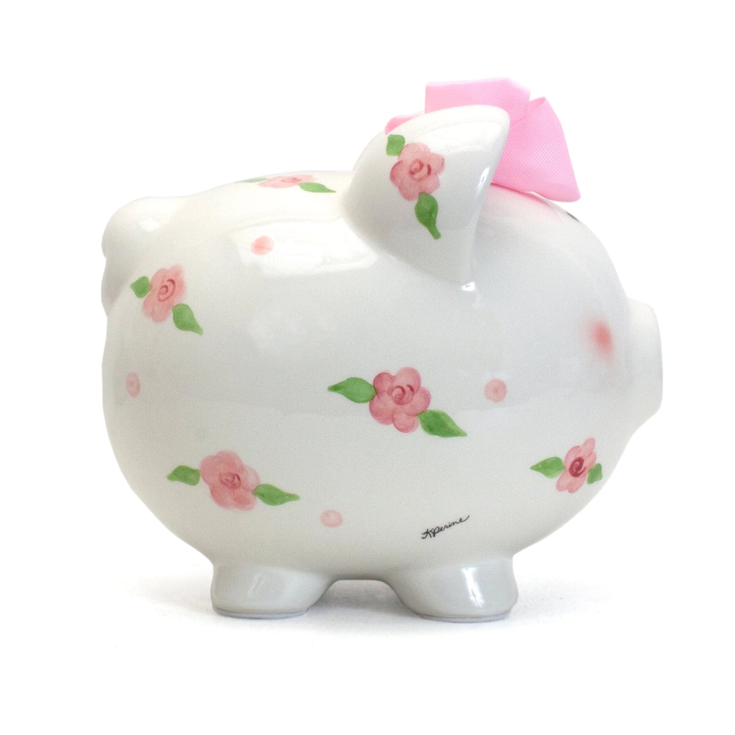 Posies & Polka Dots Piggy Bank
