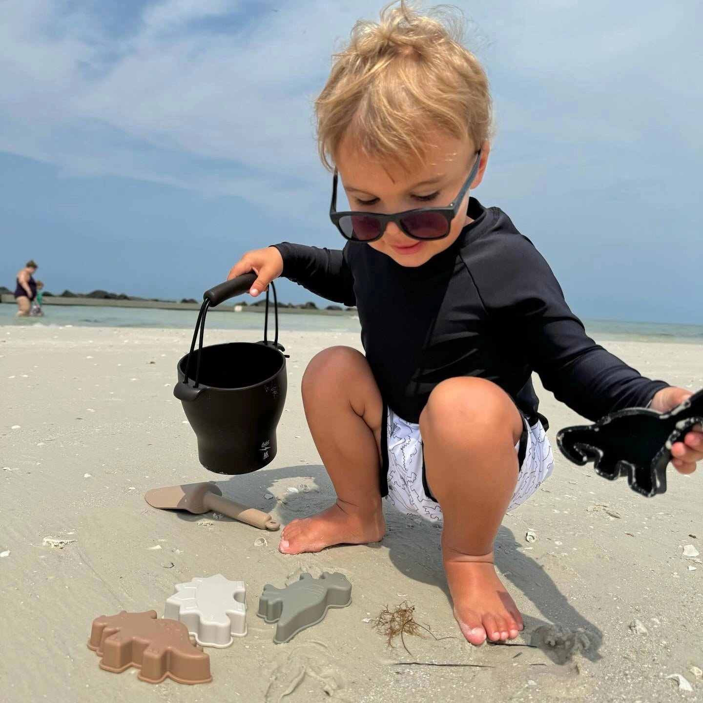 Dino Silicone Beach Toy Set