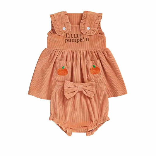 Little Pumpkin Corduroy Set