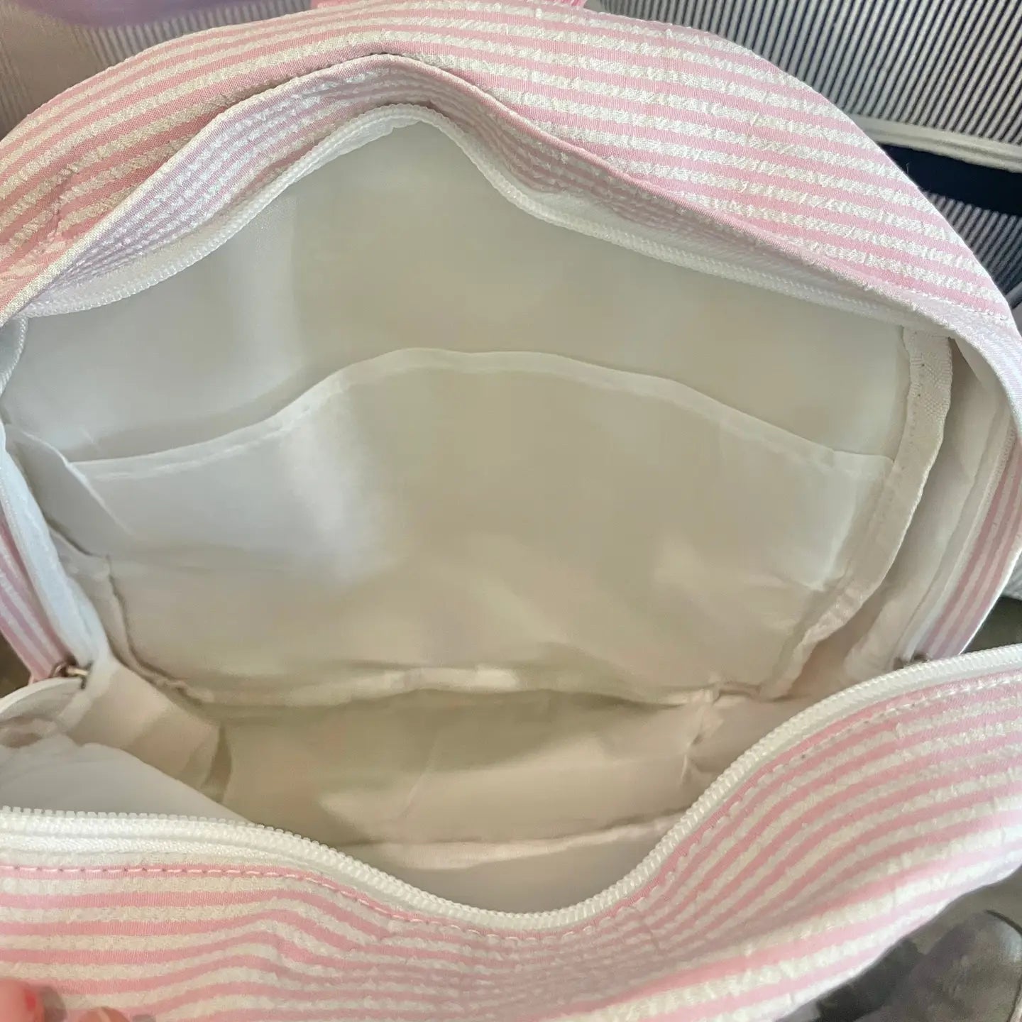 Backpack: Seersucker