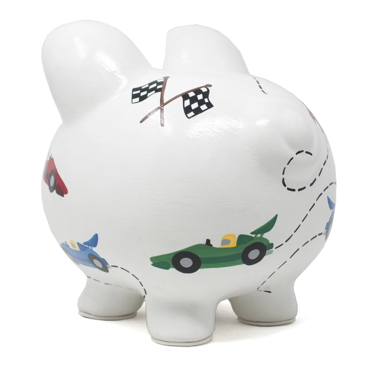 Race Car Piggy Bank