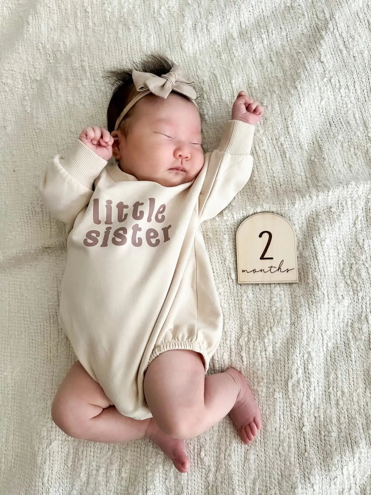 Little Sister Sweatshirt Romper
