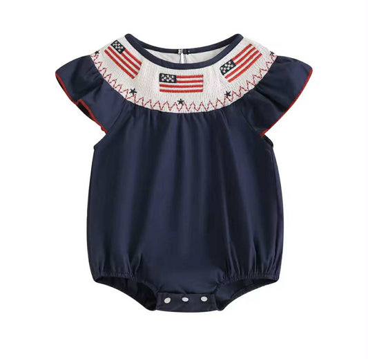 Smocked  USA Bubble