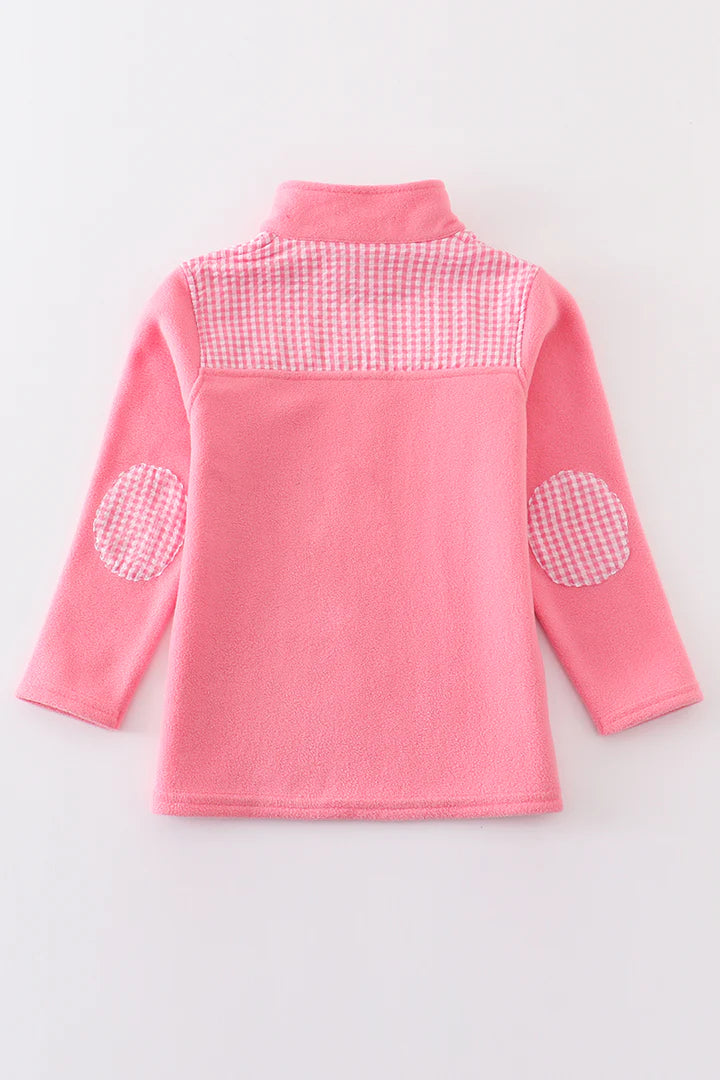 Pink Fleece Pullover