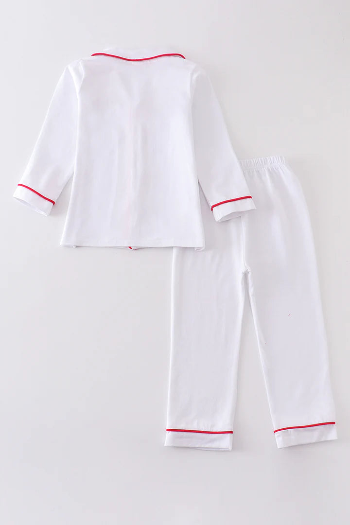 White Pocket Pajamas