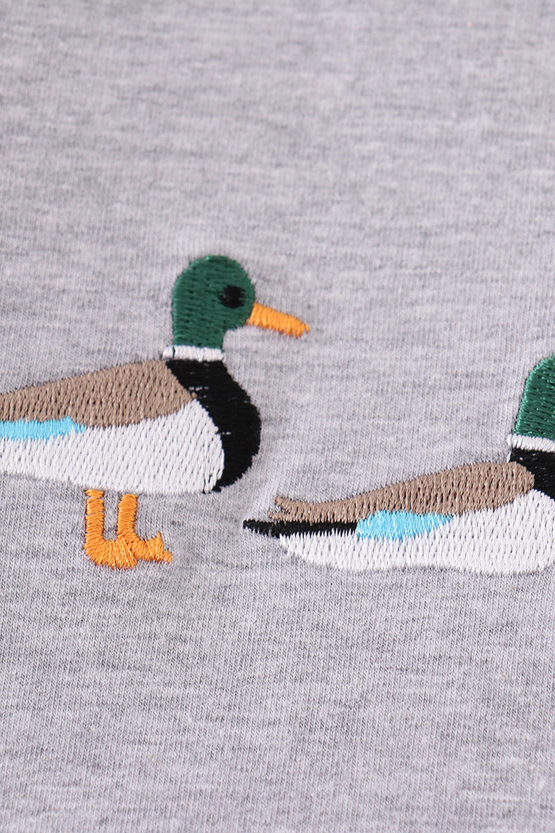 Embroidered Duck Top