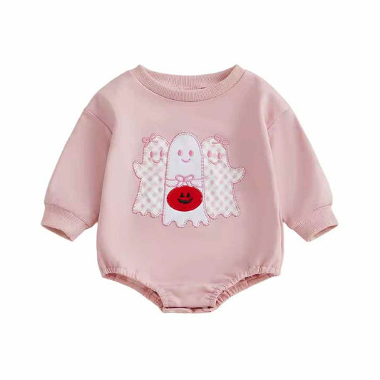 Pink Ghost Pumpkin Bubble