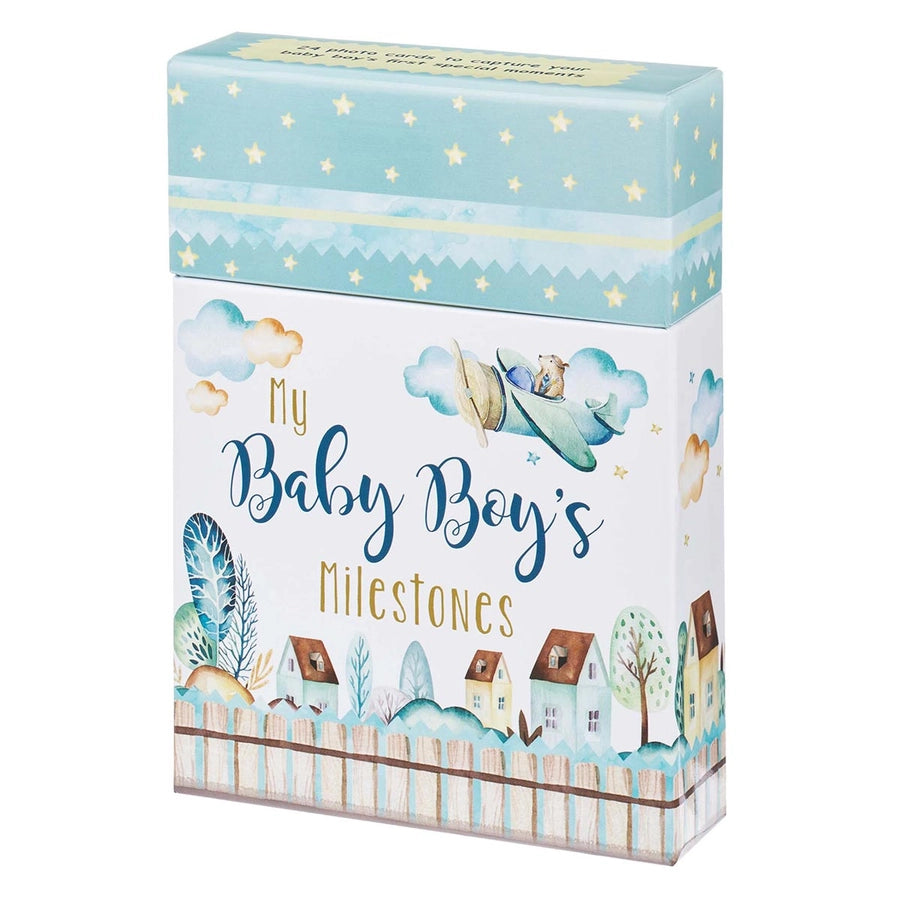 Baby Boy Milestones Box Set