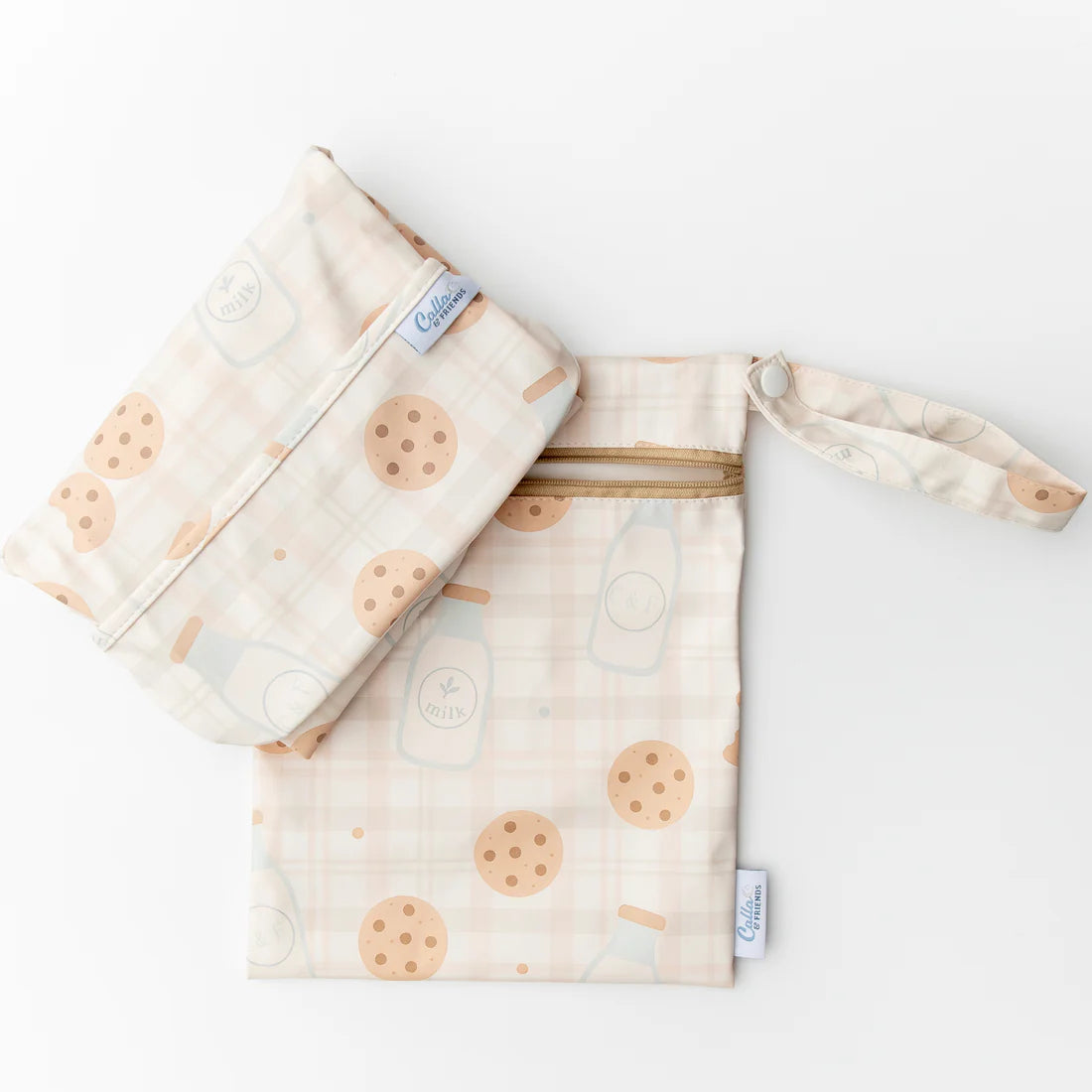 Grayson LS Milk & Cookies Bib