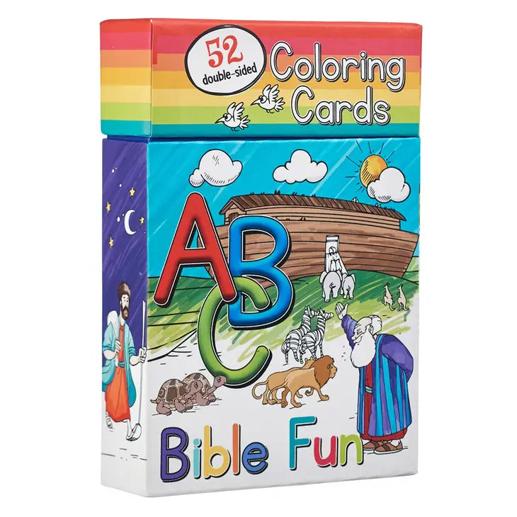 52 ABC Bible Fun Coloring Cards