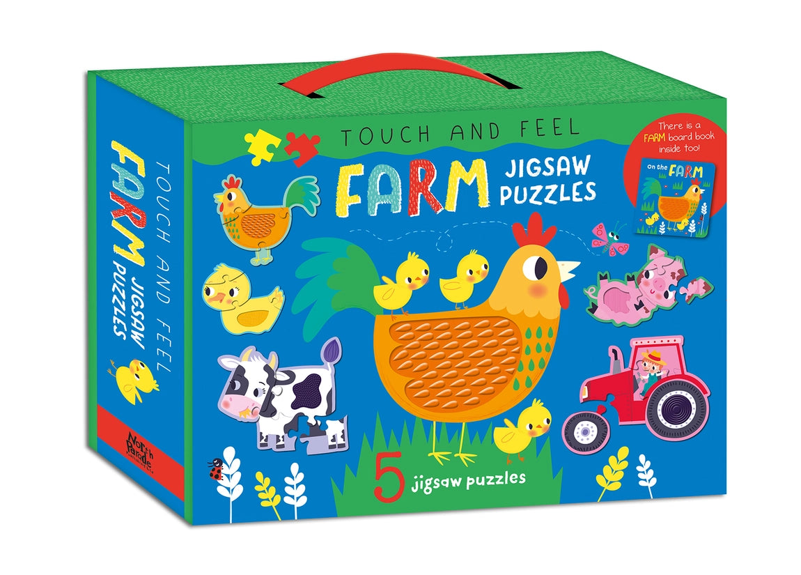 Farm Jigsaw Puzzles & Book - Touch and Feel