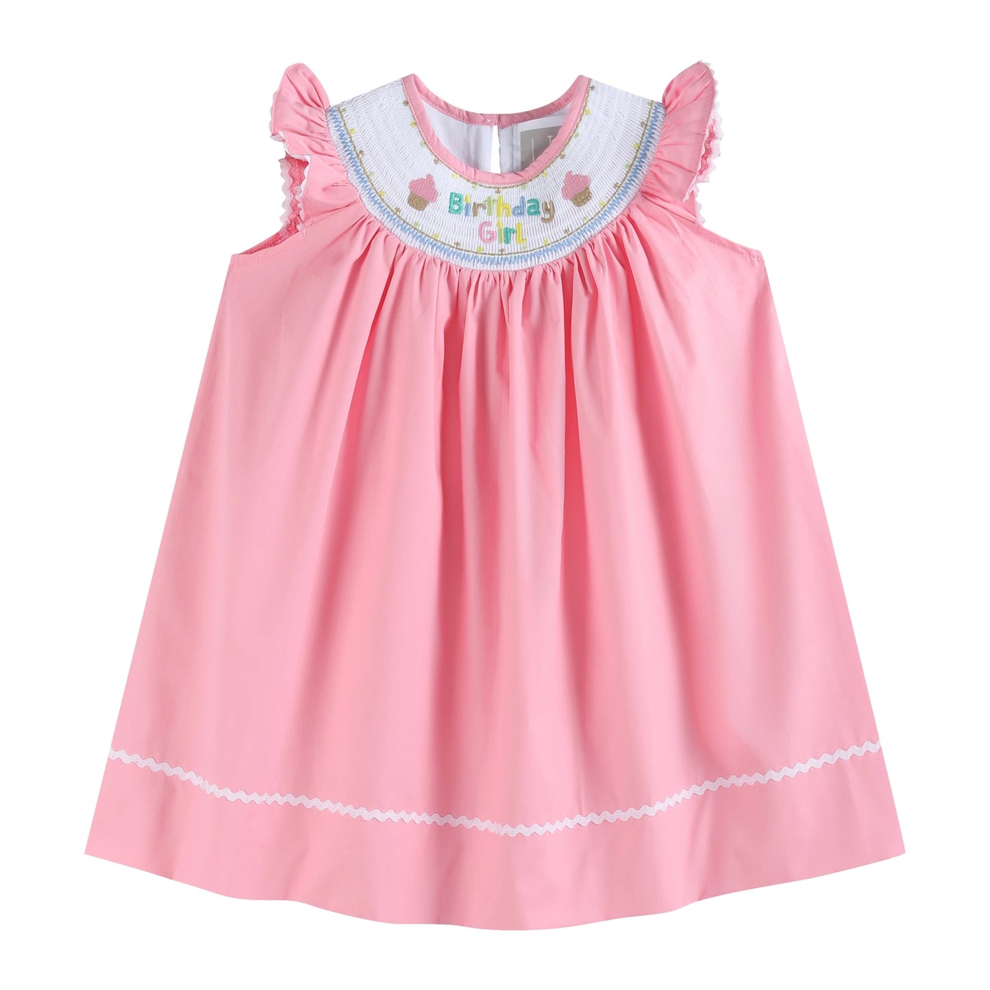 Smocked Birthday Girl Bishop Dress