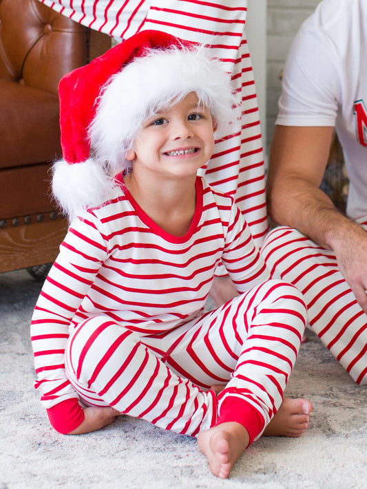 Red Stripe Bamboo PJs