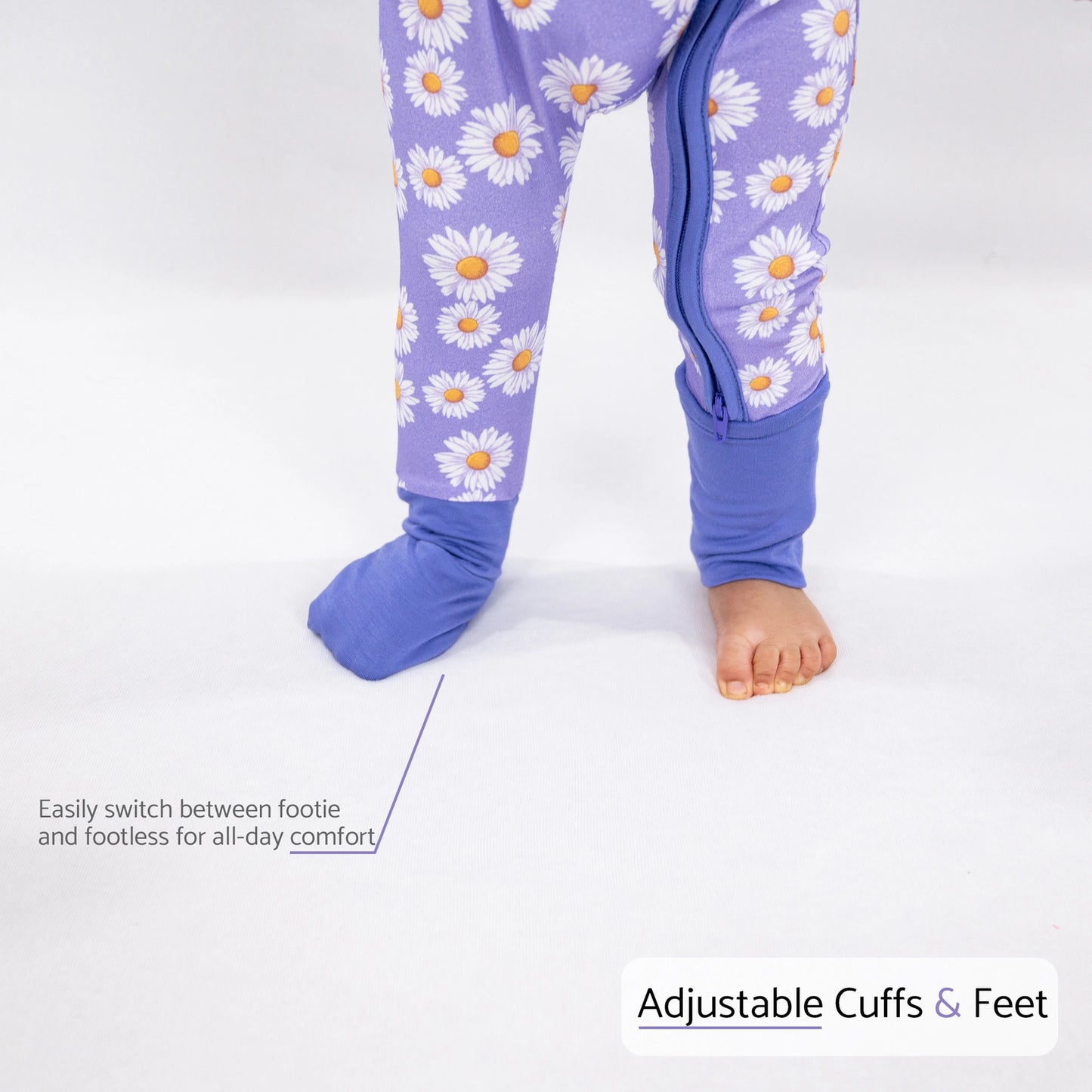 Purple Daisy Bamboo Sleeper