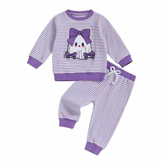 Purple Ghost Jogger Set