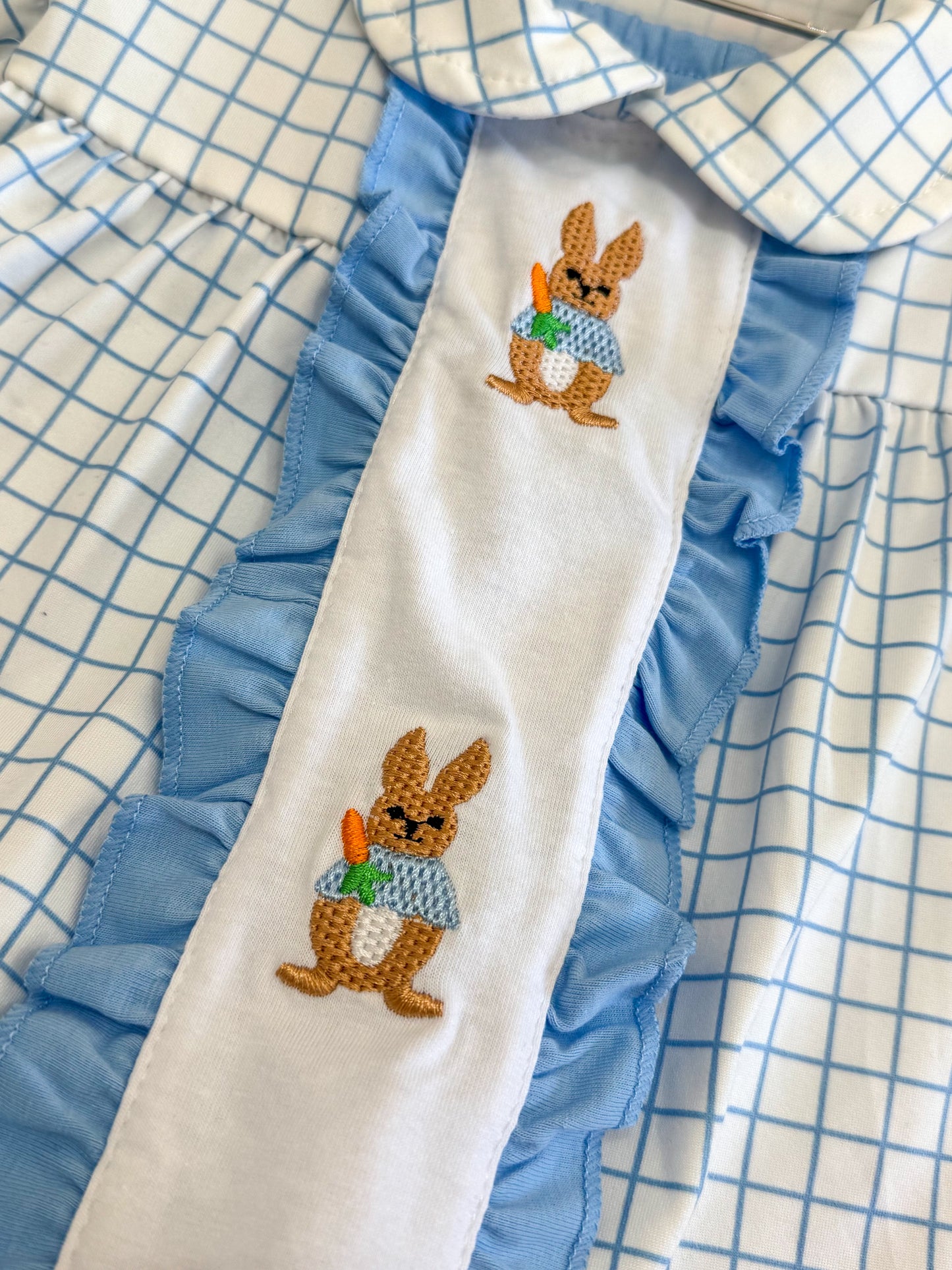 Peter Rabbit Embroidered Ruffle Set