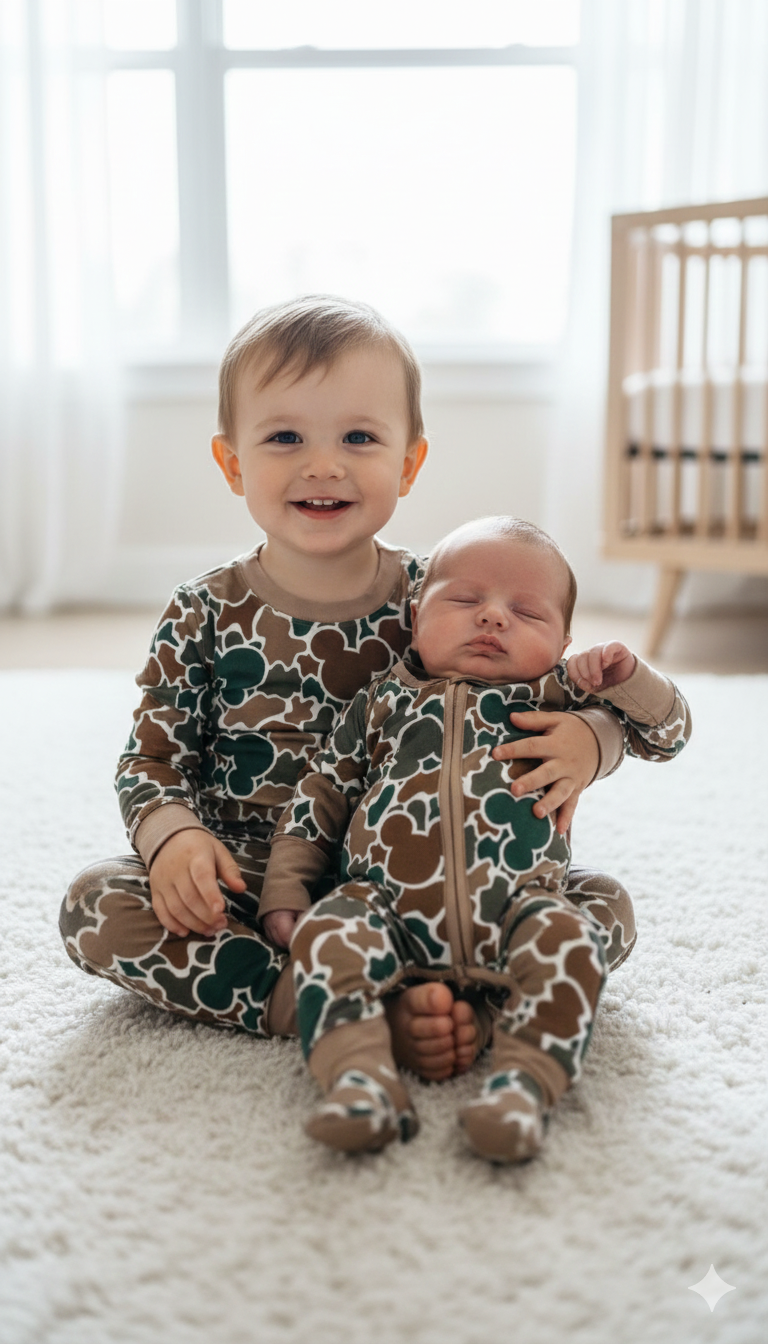 Limited Camo Mouse Bamboo PJs