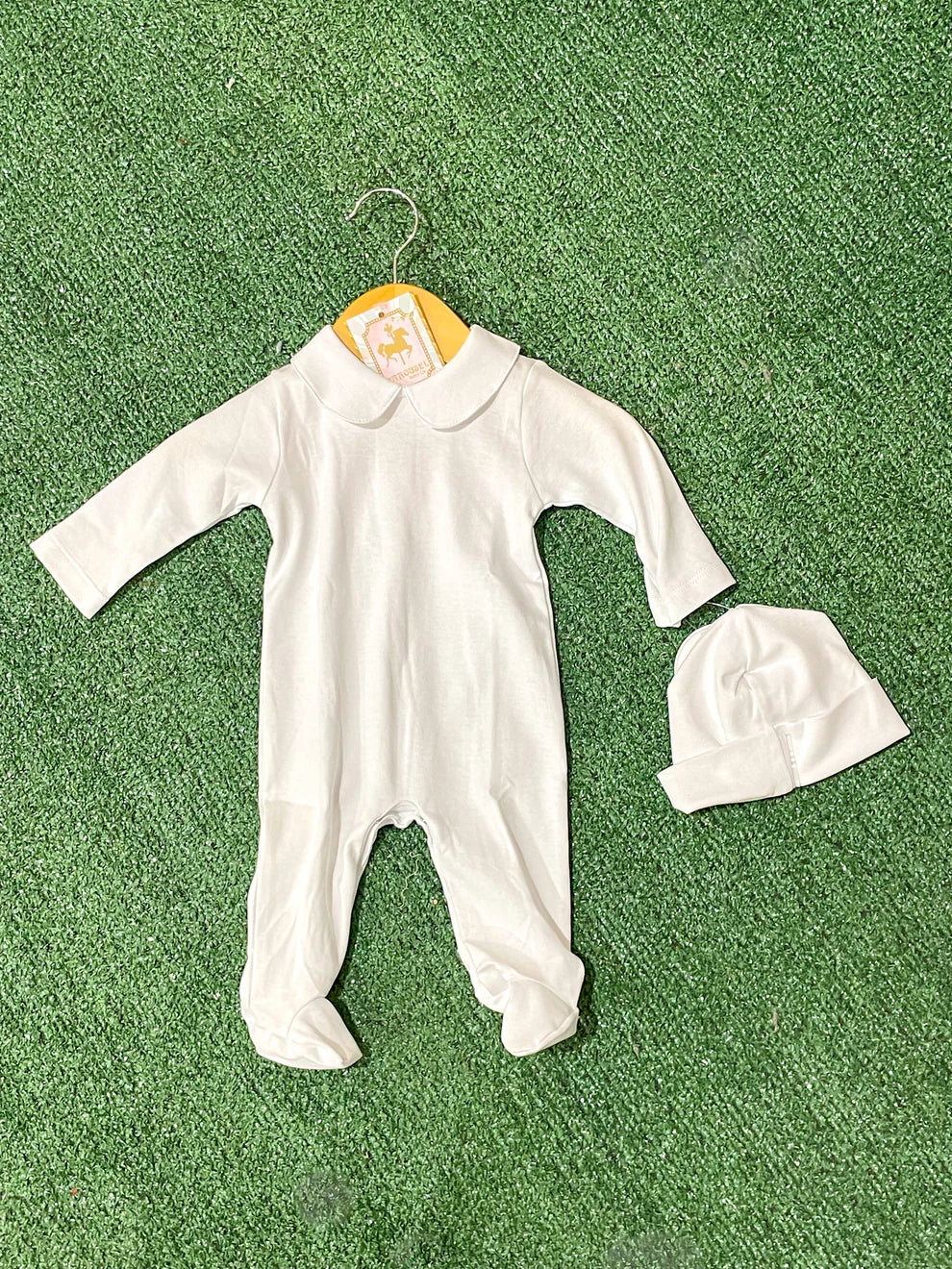 Peter Pan Collar Footie & Hat