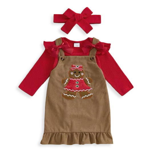 Gingerbread Dress Set