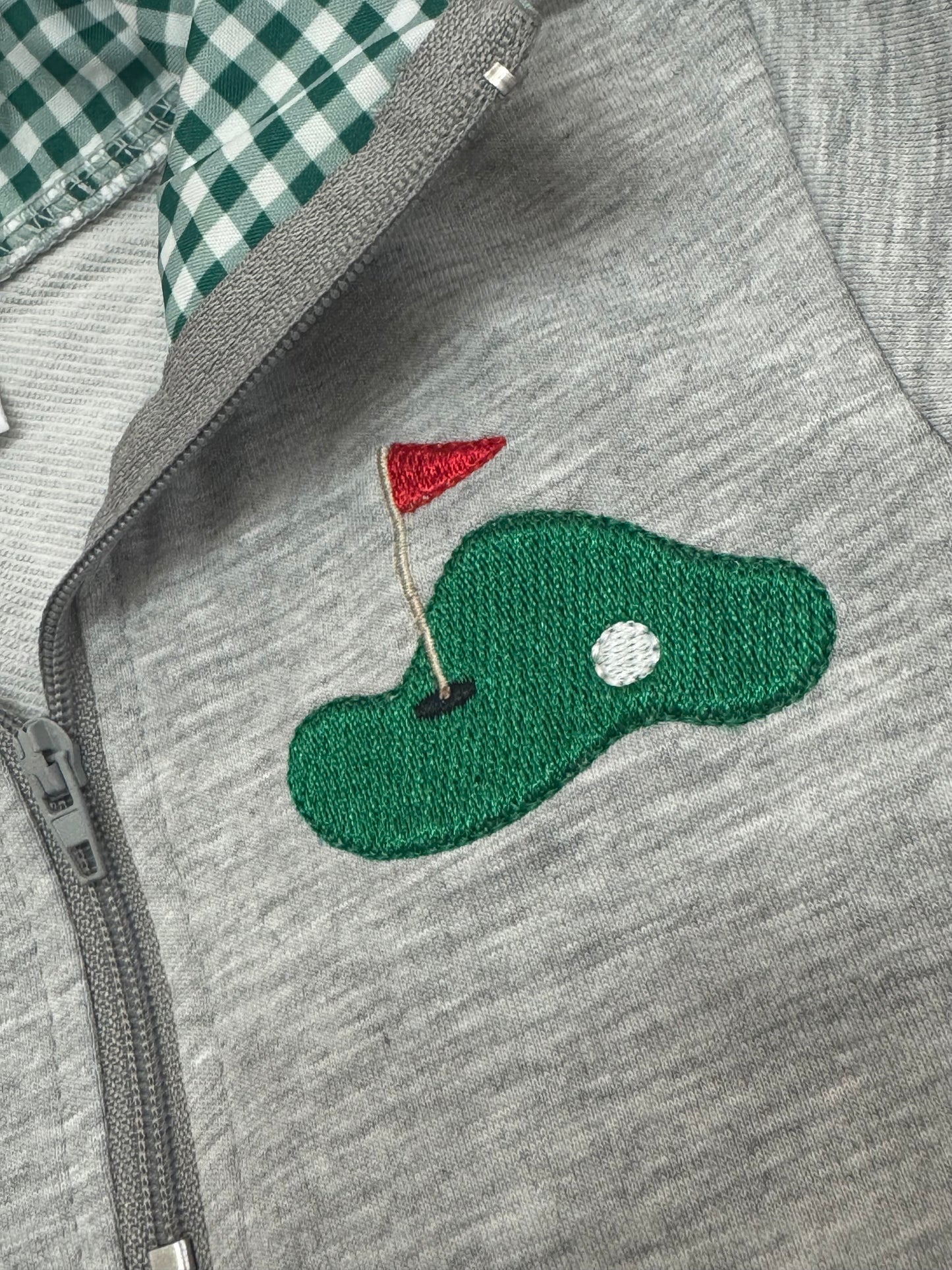 Embroidered Golf Pullover