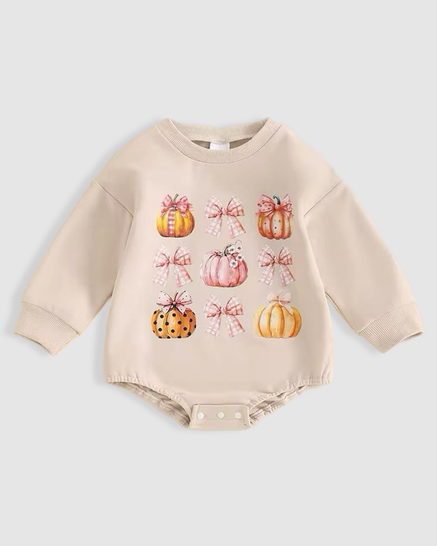 Pumpkin Bows Sweatshirt Bubble