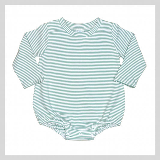 Sage Striped Tee Bubble