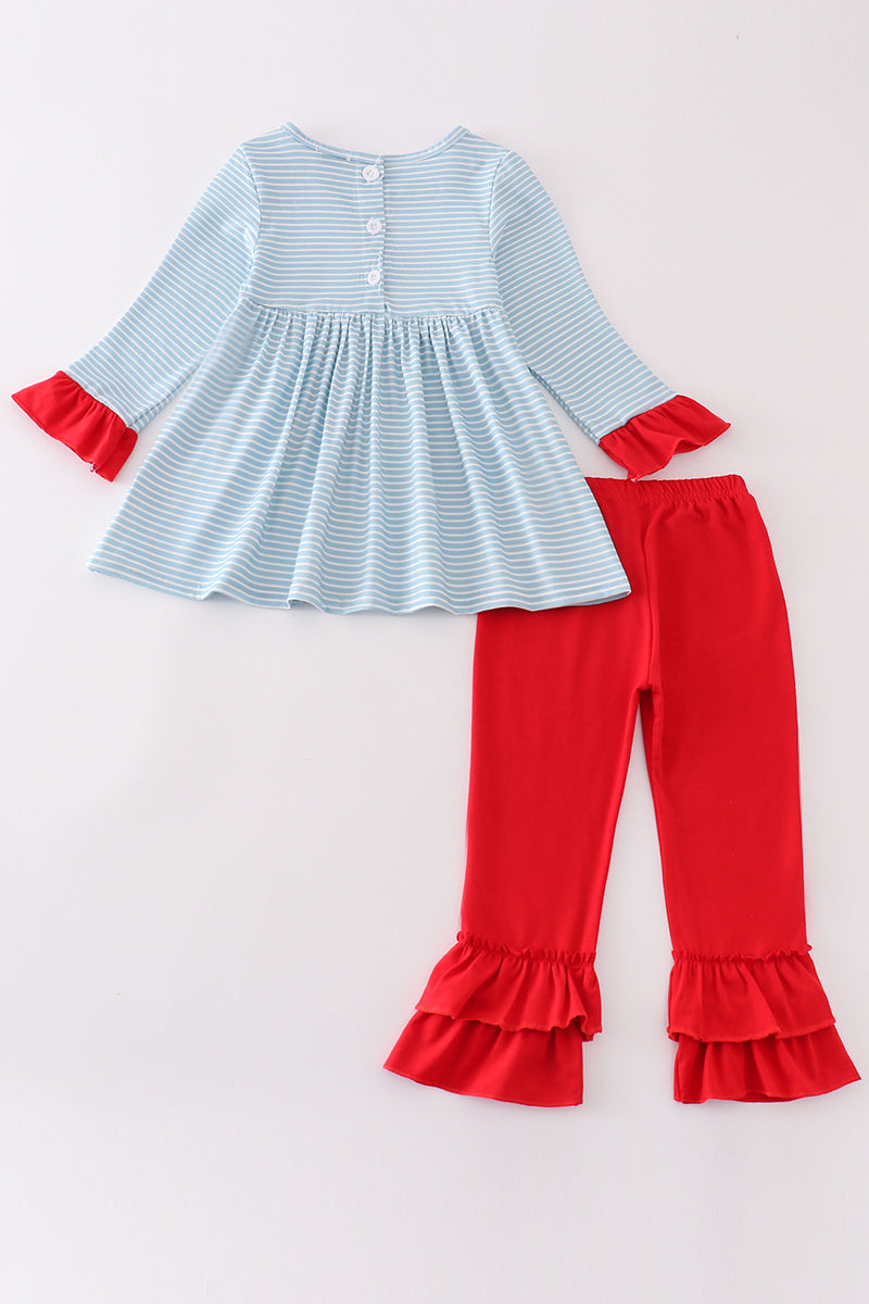 Santa Trio Ruffle Set