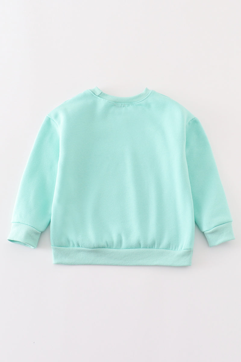 God Is Good Sweatshirt: Seafoam