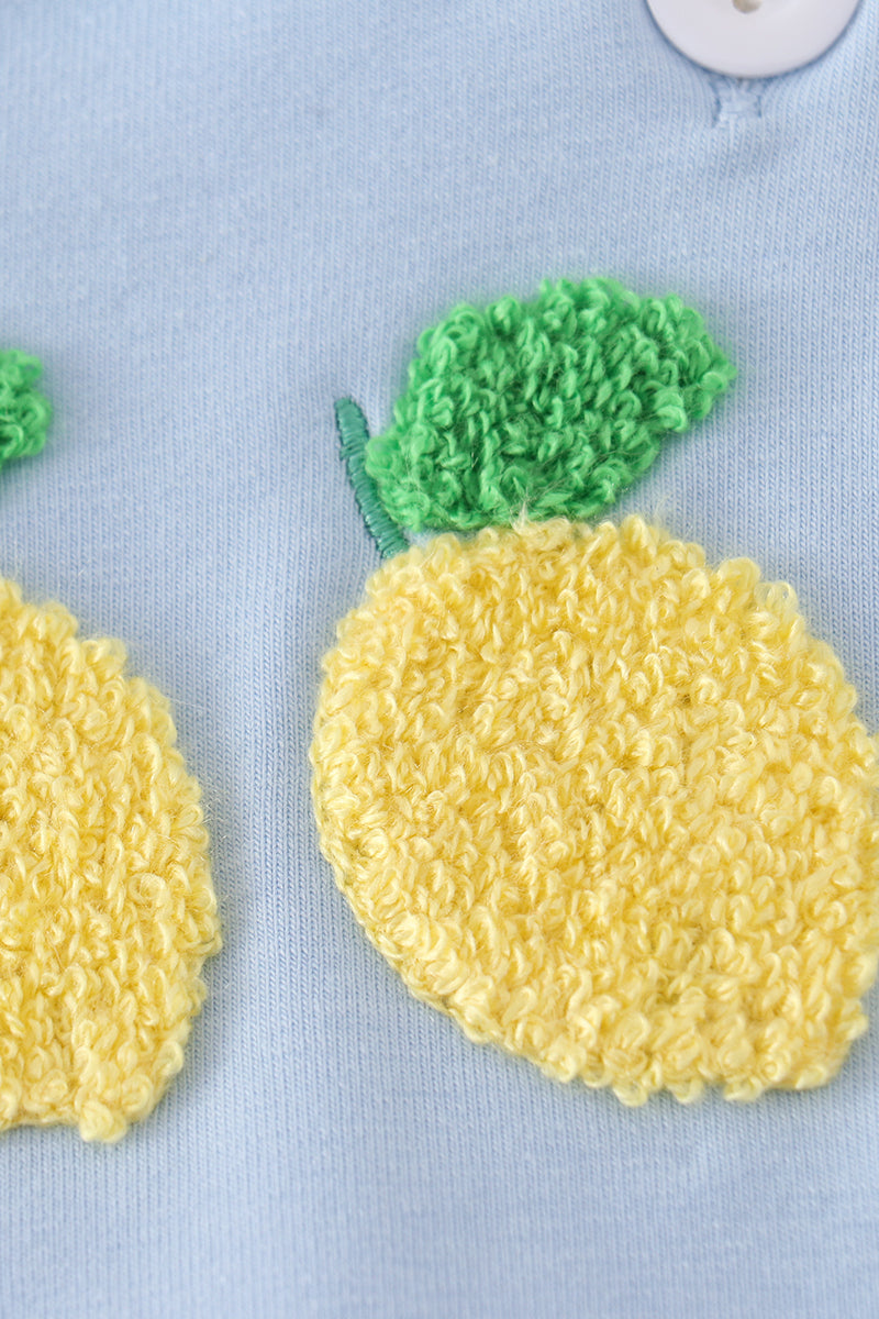 Lemon French Knot Bubble