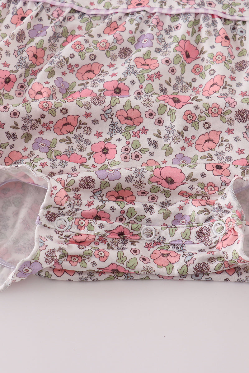 Purple Floral Bubble