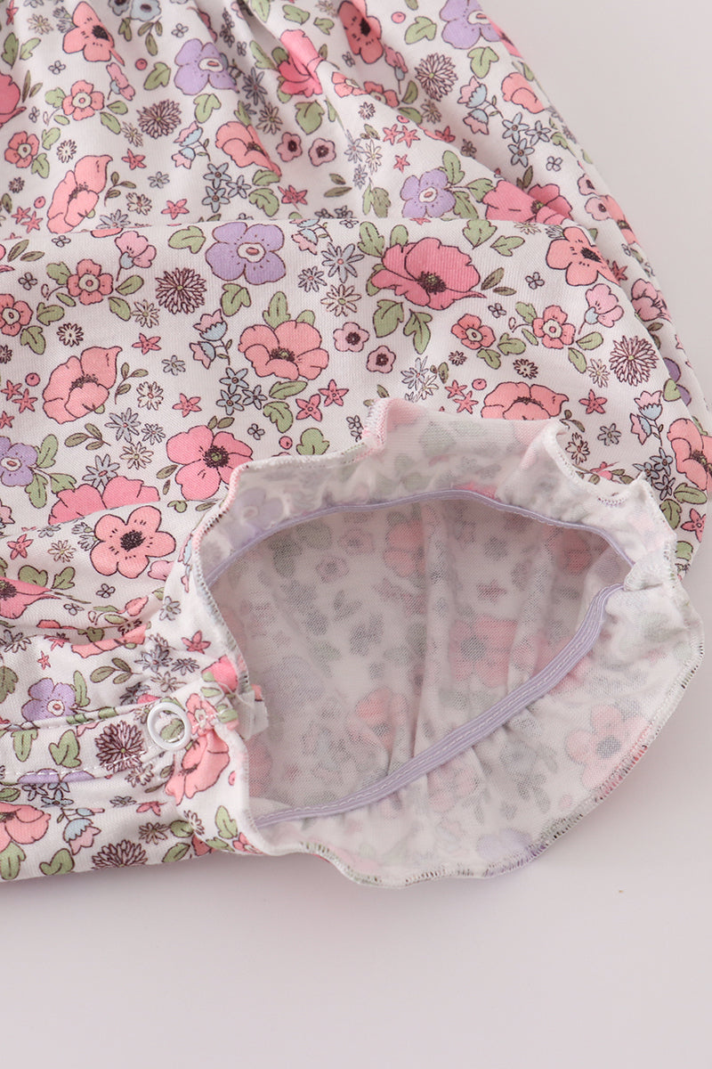 Purple Floral Bubble