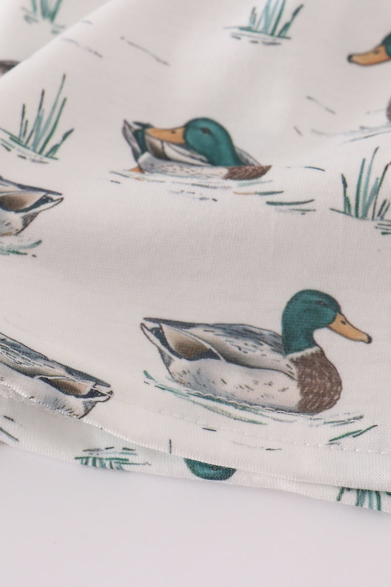 Duck Print Twirl Dress