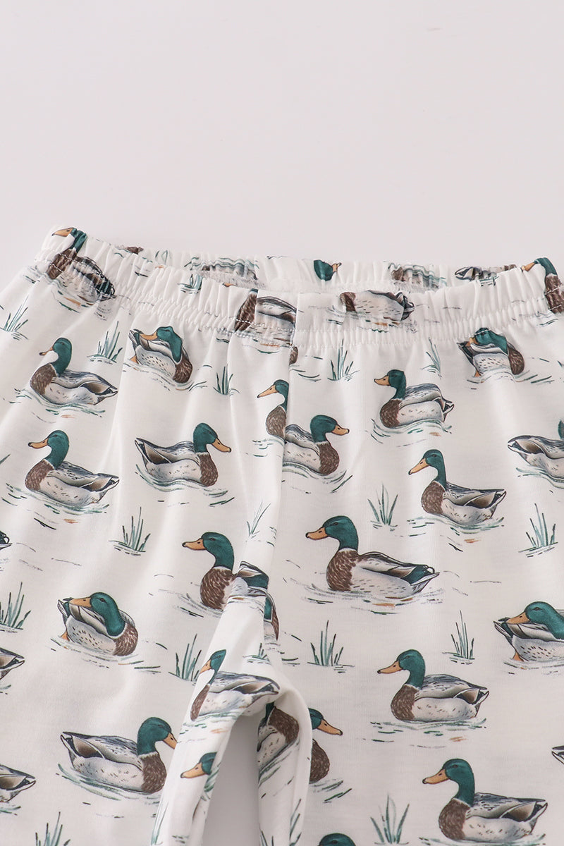 Duck Print Polo Set