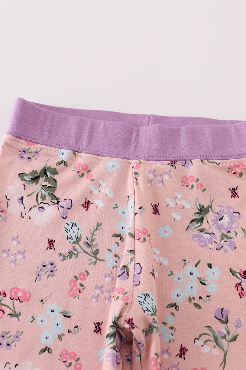 Purple Floral Bamboo PJs