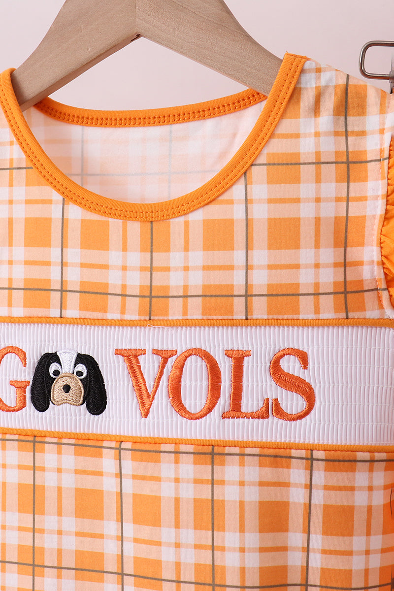 TN Go Vols Ruffled Shorts Set