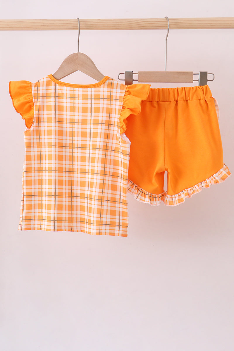 TN Go Vols Ruffled Shorts Set