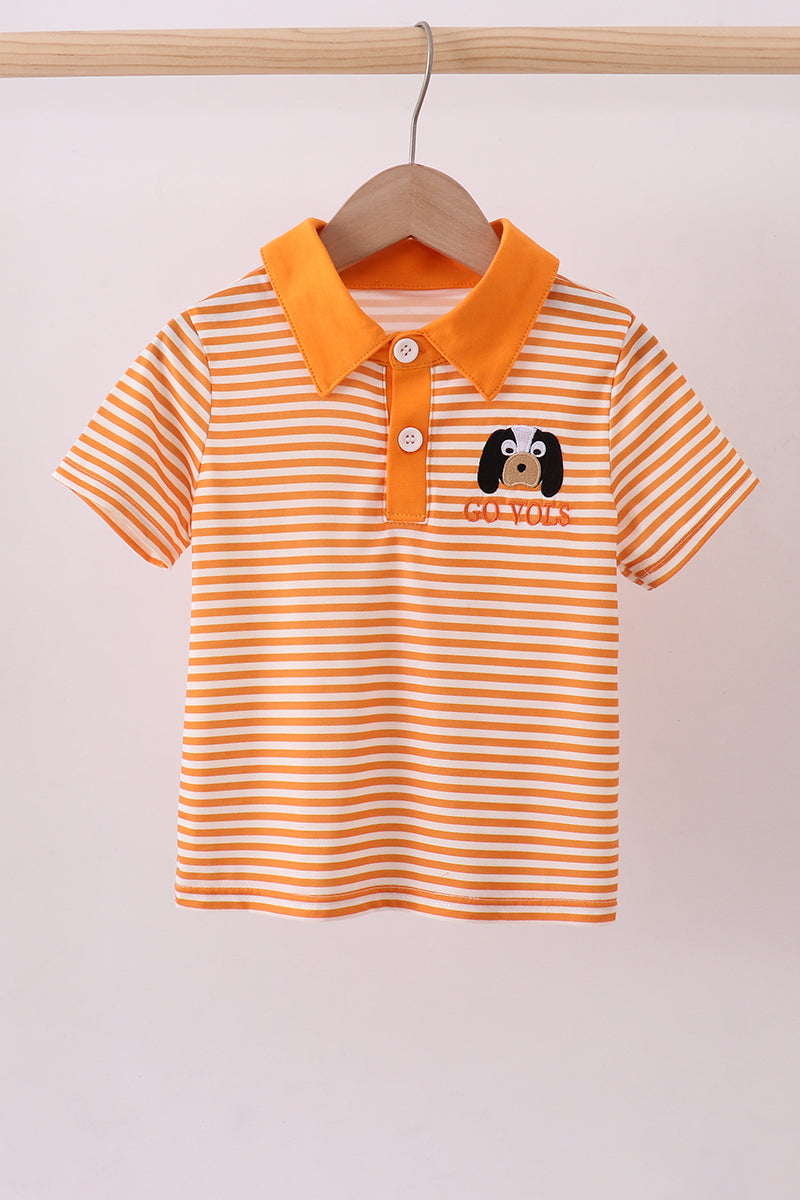 TN Vols Striped Polo