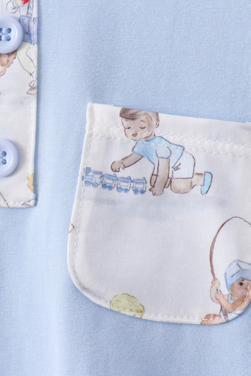 Vintage Boys Shorts Set