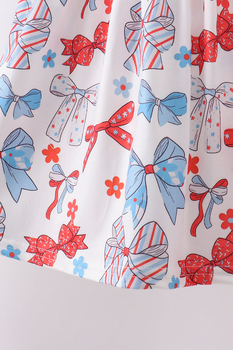 Flag Bow Ruffled Set