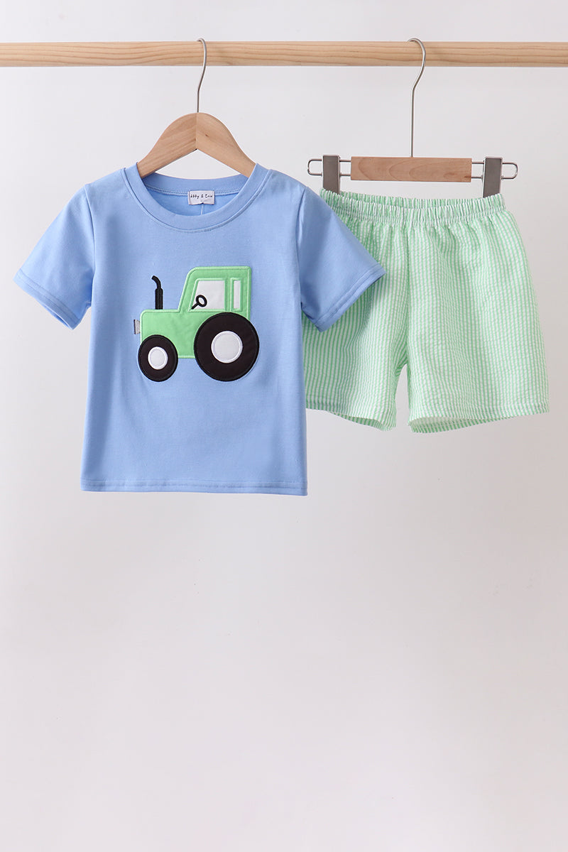 Green Tractor Set