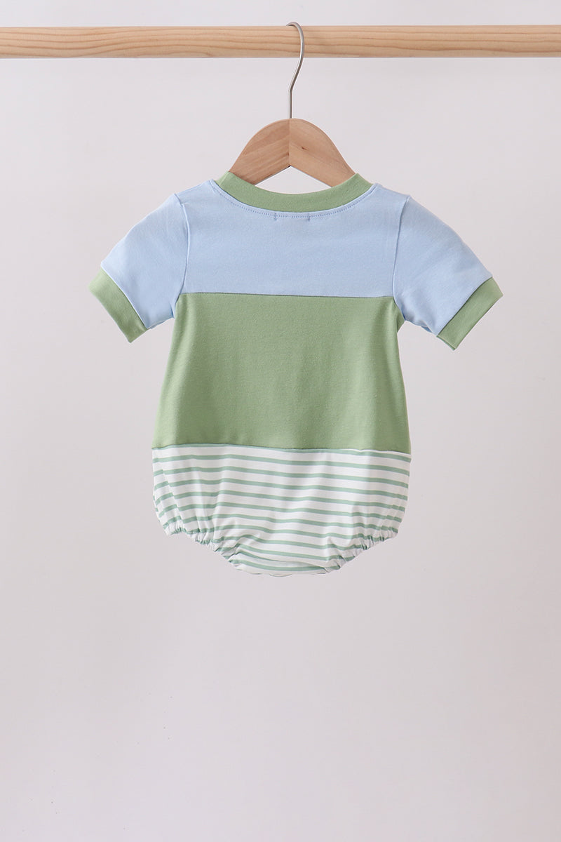 Blue Green Stripe Bubble