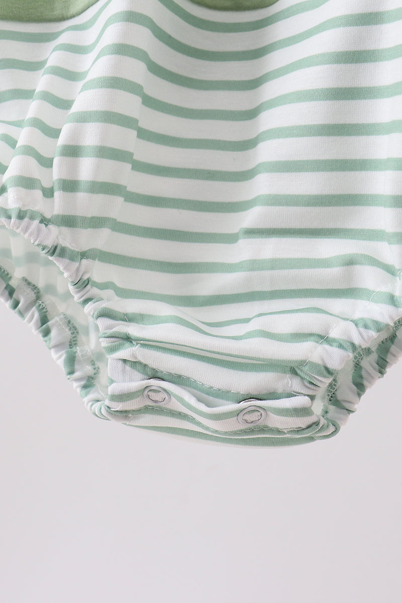 Blue Green Stripe Bubble