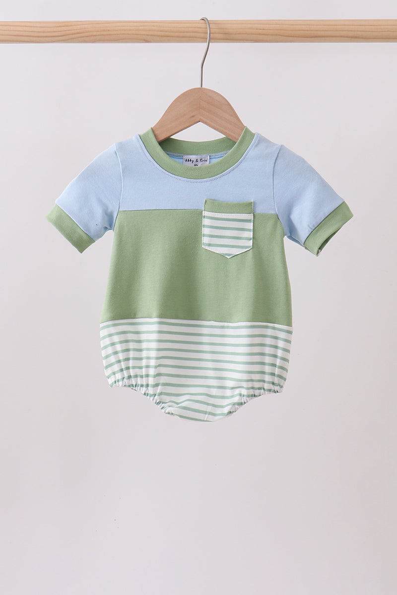 Blue Green Stripe Bubble