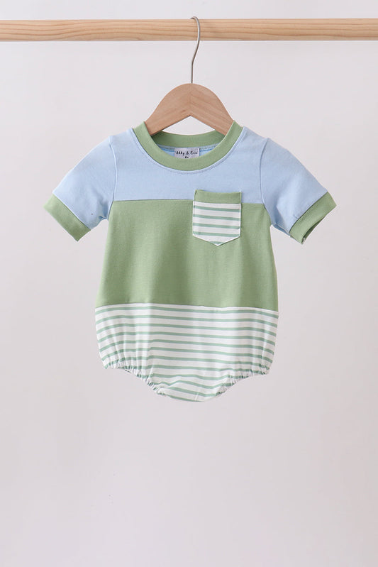 Blue Green Stripe Bubble