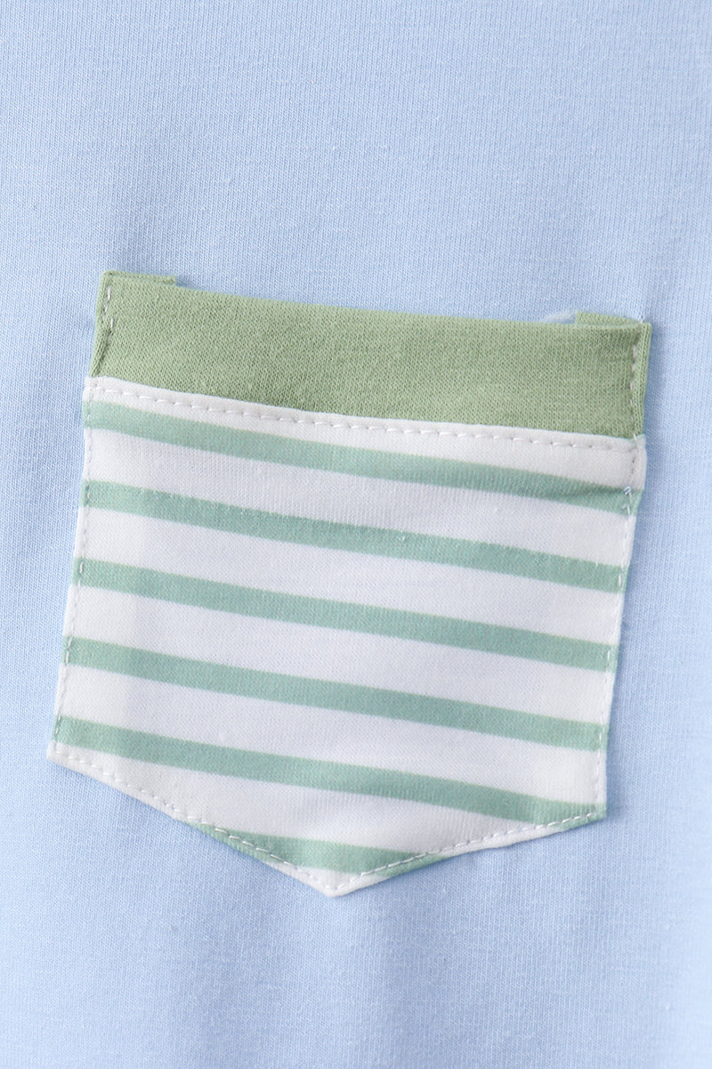 Blue Green Stripe Set