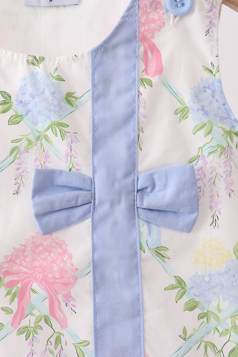 Hydrangea Bow Dress