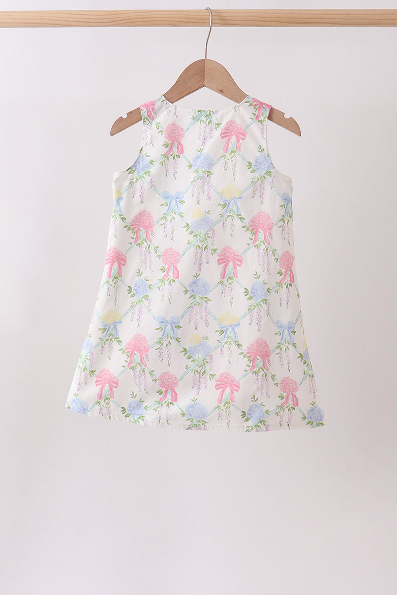 Hydrangea Bow Dress